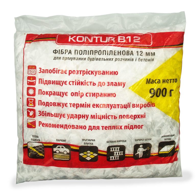 Фібра поліпропіленова KONTUR-В12